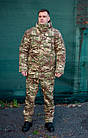 Бушлат зимовий Кордон-7 ЗСУ ріпстоп мультикам з підкладкою Omni-Heat, чоловіча зимова камуфляжна куртка, фото 10