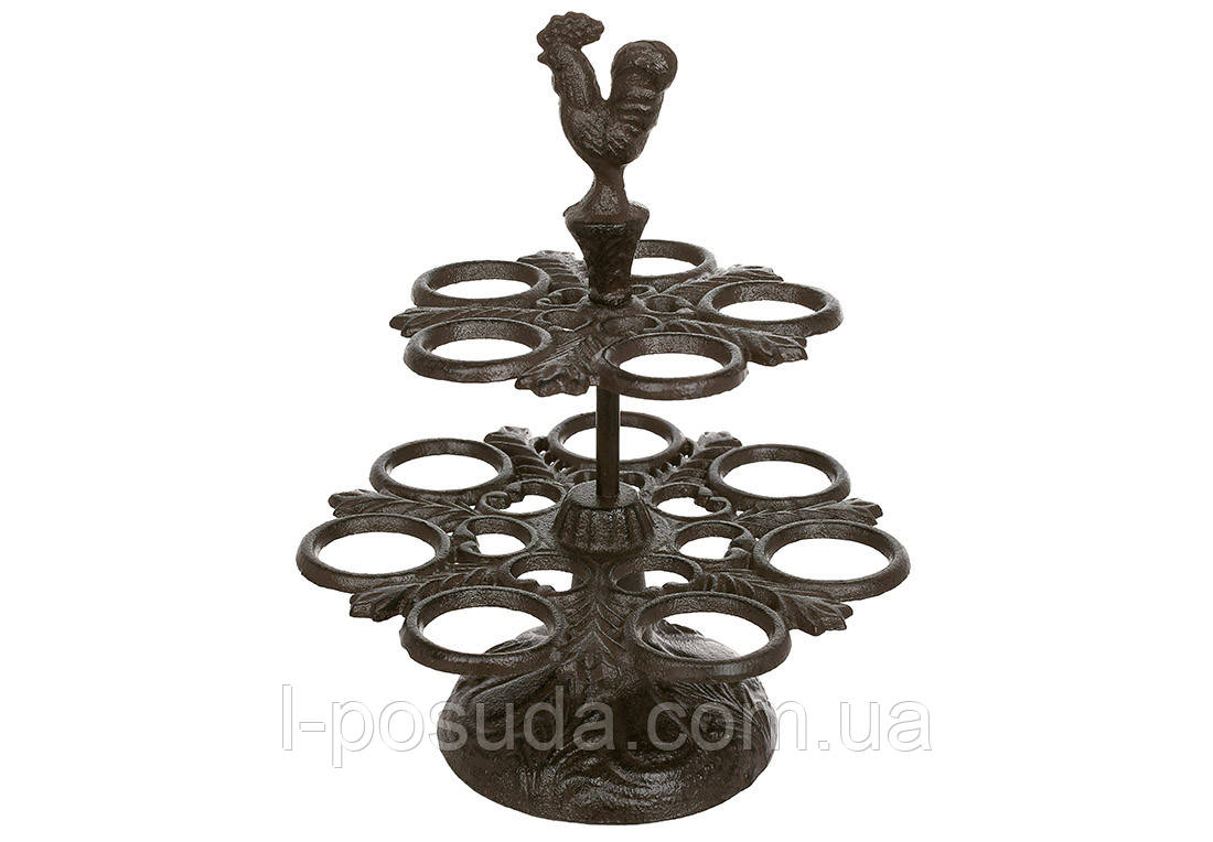 Чавунний стакан для яєць на 12 яєць, фото 1