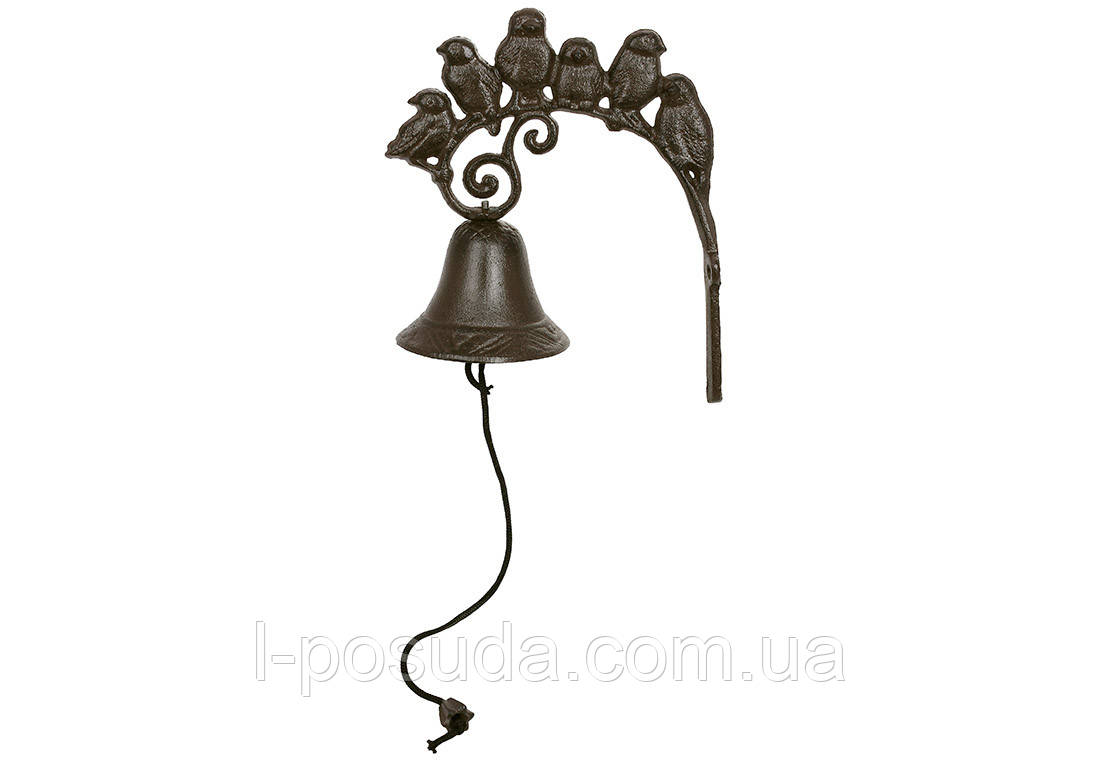 Чавунний настінний дзвіночок для дому та саду, фото 1