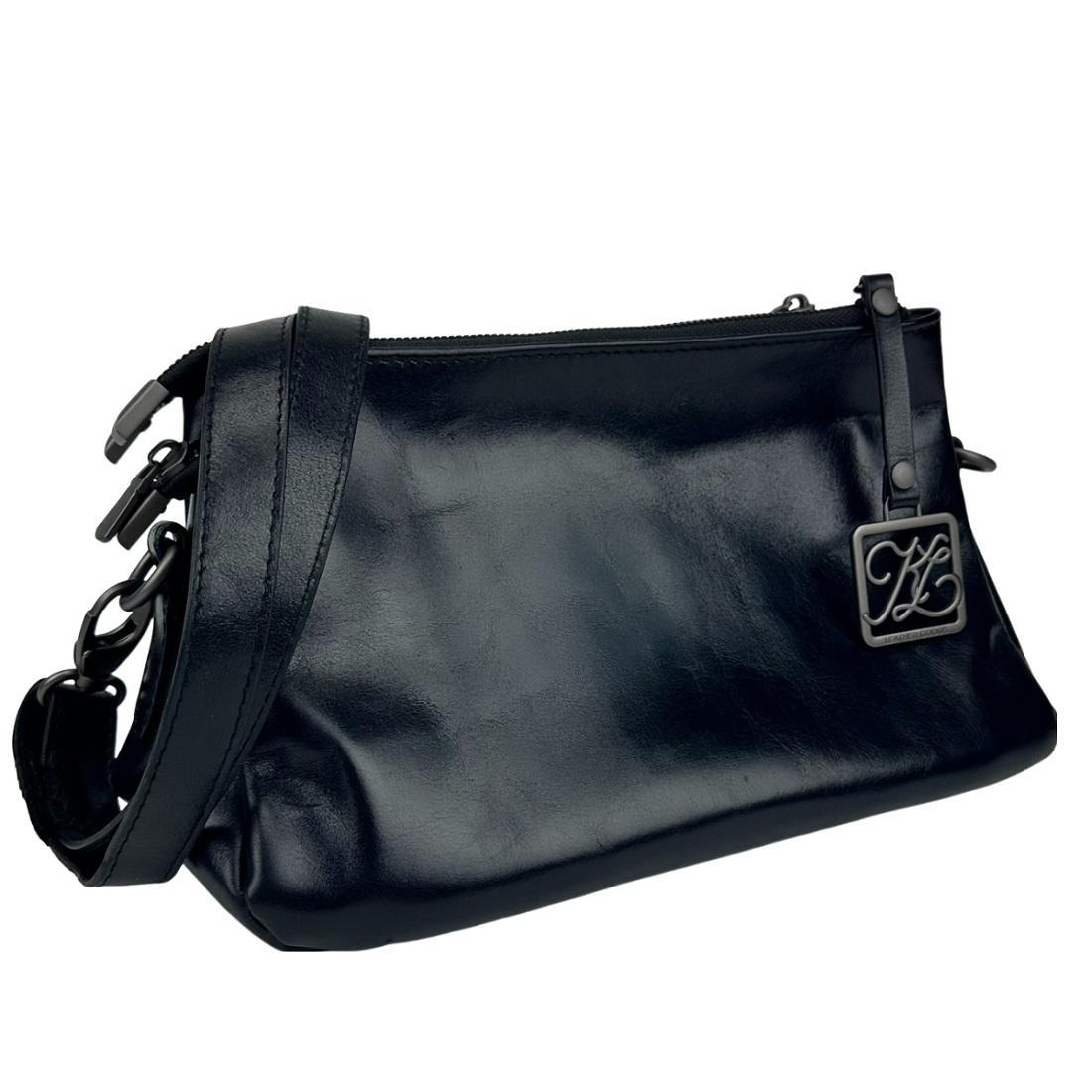 Сумка жіноча шкіряна Klari CH-033A-S чорна, фото 1