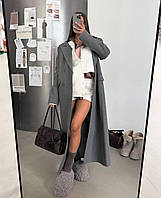 Длинное пальто с подкладкой