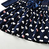 Святкова нарядна сукня для дівчинки, довгий рукав, метелик, паєтки, р.110, 4-5 років, фото 3