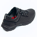 Чоловічі шкіряні кросівки Mida чорні демісезонні натуральна шкіра 111155-3 розмір 40, фото 7