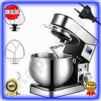 Планетарний міксер 4000Вт 6л з нержавіючої сталі для тесту та випікання кухонна машина