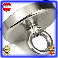 Неодимовий магніт 90мм 350кг для пошуку металу потужний магніт пошуковий для глибокого пошуку