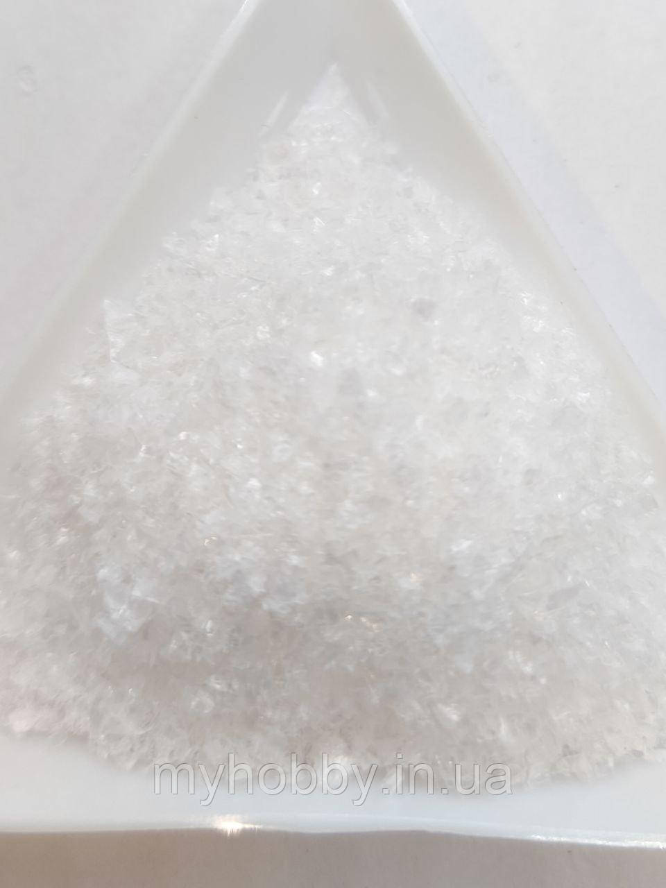 Сніг штучний сухий дрібний -10г, фото 1