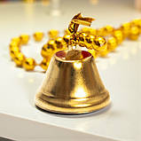 Іграшка новорічна Санта клаус для інтер'єру на мотузці піднімається вгору музикальна на ялинку та балкон, фото 5