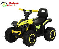 Дитяча машинка каталка толокар жовтий
