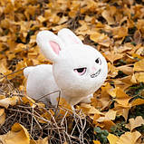 М'яка іграшка білий злий кролик Bunny 23 см, фото 3