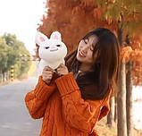 М'яка іграшка білий злий кролик Bunny 23 см, фото 2