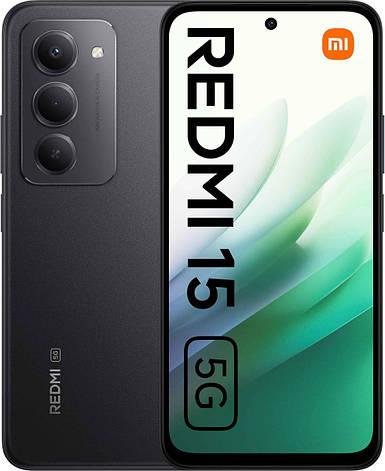 Смартфон Xiaomi Redmi 15 5G 4/128GB Midnight Black (Global Version), фото 1