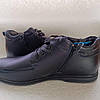 Черевики екошкіра демісезонні із застібкою та шнурками чоловіче взуття UFOQQ, фото 2