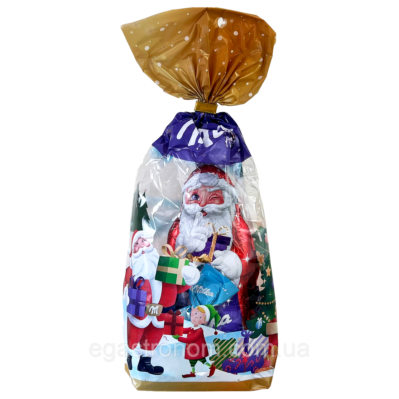 Новорічний набір Миколай Мілка Milka Christmas сhocolate 224g 15шт/ящ (Код: 00-00018360), фото 1