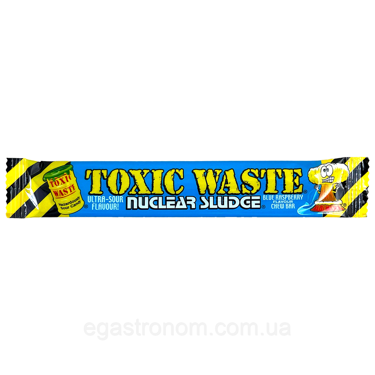 Жувальна полоска зі смаком ожини Токсік Вейст Toxic Waste 20g 50шт/ящ (Код: 00-00018258), фото 1