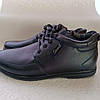 Черевики екошкіра демісезонні із застібкою та шнурками чоловіче взуття UFOQQ, фото 5