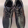 Черевики екошкіра демісезонні із застібкою та шнурками чоловіче взуття UFOQQ, фото 6