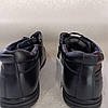 Черевики екошкіра демісезонні із застібкою та шнурками чоловіче взуття UFOQQ, фото 8