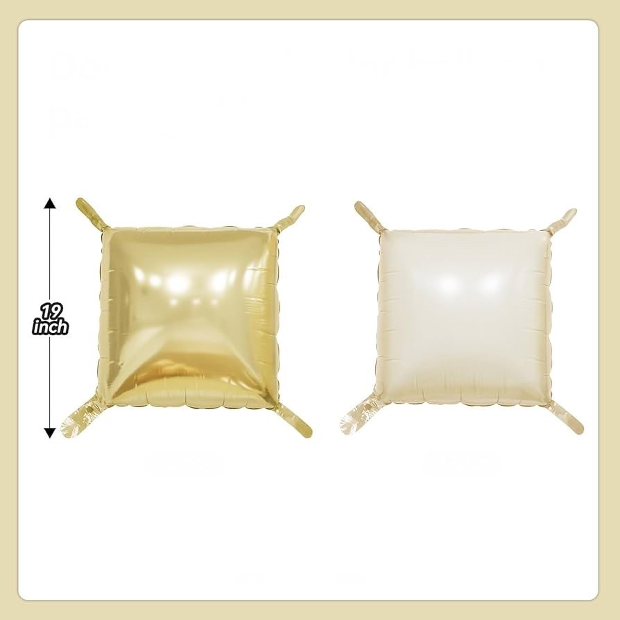 Фольговані кулі квадрати для фотозони 48х48 см, фото 1