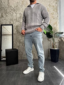 Светр чоловічий стильний модний щільний осінь весна