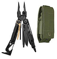 Мультиінструмент Leatherman MUT EOD Black, чохол нейлоновий Molle (олива), sight adjuster