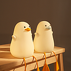 Дитячий нічник Качка акумуляторний 9.5 × 8.5 × 13 см Світильник качка в дитячу кімнату, фото 8