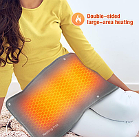 Грілка для ніг із функцією підтримки тепла Плюшева грілка для ніг і рук 30х50 см Електрична грілка для ніг з usb-живленням