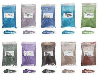 Перламутрові пігменти для епоксидної смоли 10 шт фасування по 10г (2) (є 30 кольорів)