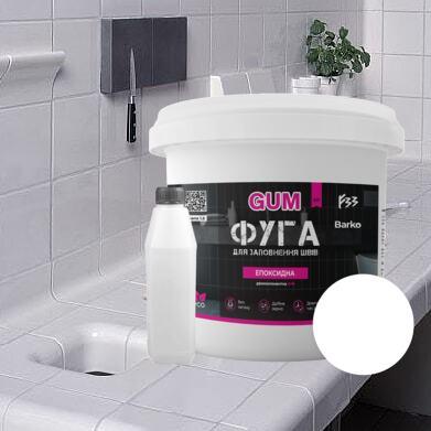 Фуга епоксидна Barko GUM 1кг  Білий, фото 1