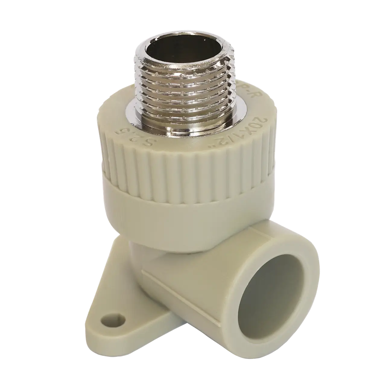 Кутник 90˚ настінний з зовнішньою різьбою 20*1/2і Hi-Therm