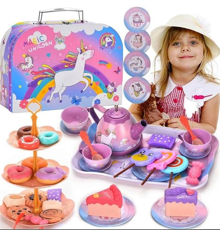 Іграшковий чайний сервіз, дитячий посуд KRUZZEL 26368, фото 1