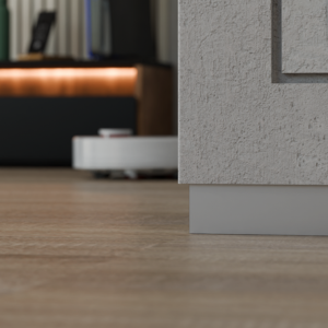 Плінтус прихованого монтажу АСП-116 алюмінієвий 60 мм без покриття