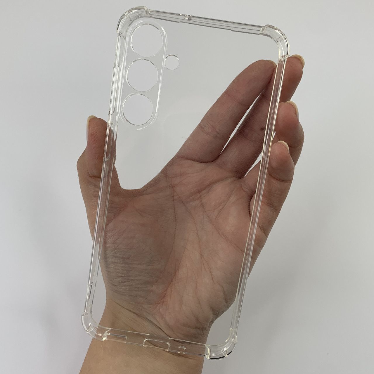 Чохол для Samsung Galaxy A16 4G / 5G прозорий з бронь кутами - фото 1 - id-p2678566651