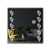 Дзеркало з LED підсвічуванням 700 х 700 мм.