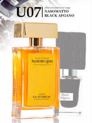 Парфумована вода Martin Lion U07 Alchera Унісекс, 50 мл (NASOMATTO - BLACK AFGANO), фото 1