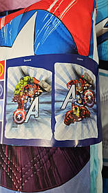 Двостороння ковдра для хлопчиків оптом, Disney, 170*250 см, арт. AVE1761