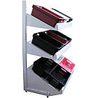 Овочевий стелаж 1900х950 мм ТИП 4, приставний стелаж торговий, стелаж під пластикові ящики, стелажі торгові, фото 2