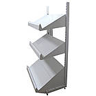 Овочевий стелаж 1900х950 мм ТИП 4, приставний стелаж торговий, стелаж під пластикові ящики, стелажі торгові, фото 4