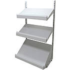 Овочевий стелаж 1900х950 мм ТИП 4, приставний стелаж торговий, стелаж під пластикові ящики, стелажі торгові, фото 3