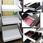 Овочевий стелаж 1900х950 мм ТИП 4, приставний стелаж торговий, стелаж під пластикові ящики, стелажі торгові, фото 6