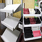 Овочевий стелаж 1900х950 мм ТИП 4, приставний стелаж торговий, стелаж під пластикові ящики, стелажі торгові, фото 5