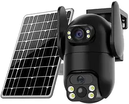 Вулична 4G IP-камера VQ05 Solar 6МП з поворотом, датчиком руху та живленням від сонця