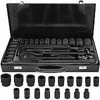 Набір ударних головок з коміром 1/2 8-32 мм 24 од. VORFAL V08126