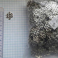 Метал. підвіска "вузів довголіття" срібло, 700 шт. в уп.