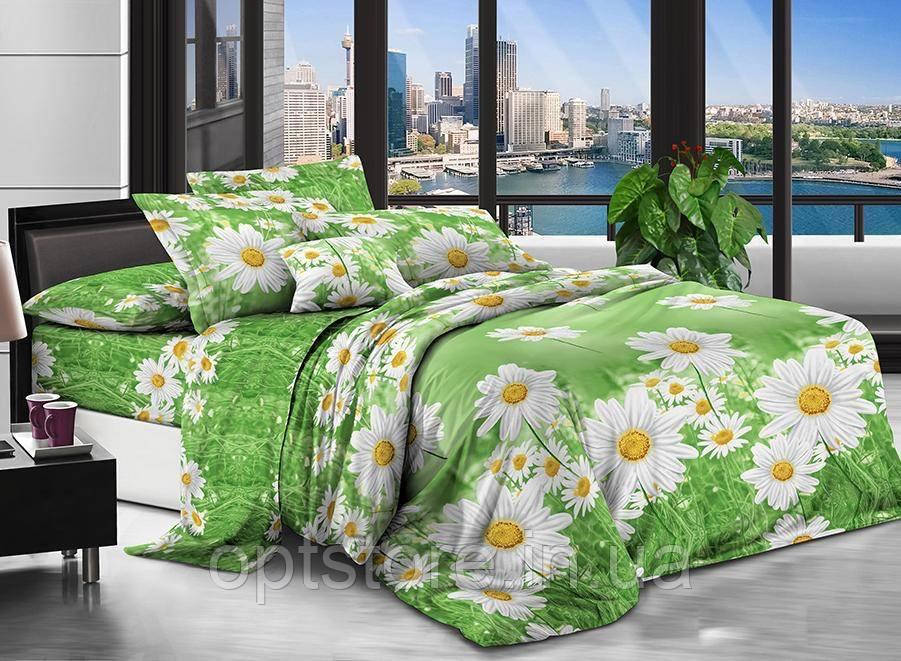 "ромашки" Постільна білизна напівторний розмір 150/210 см, нав-кі 70/70 см, фото 1
