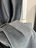 Віденський велюр на флісі соти Сірий сизий, фото 5