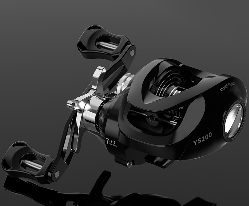 Котушка мультиплікаторна Silver Glint YS 200 7.2:1 Right під праву руку