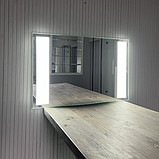 Дзеркало з посиленим LED підсвічуванням 650х950, фото 2