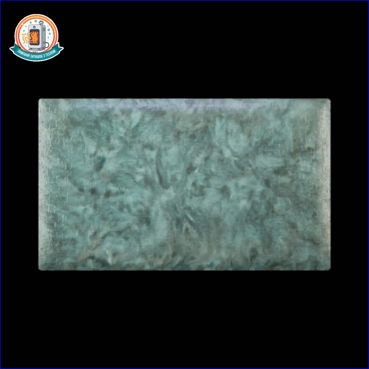 Керамогранітний обігрівач KEN-500 "Холст жакард" малахітовий, фото 1