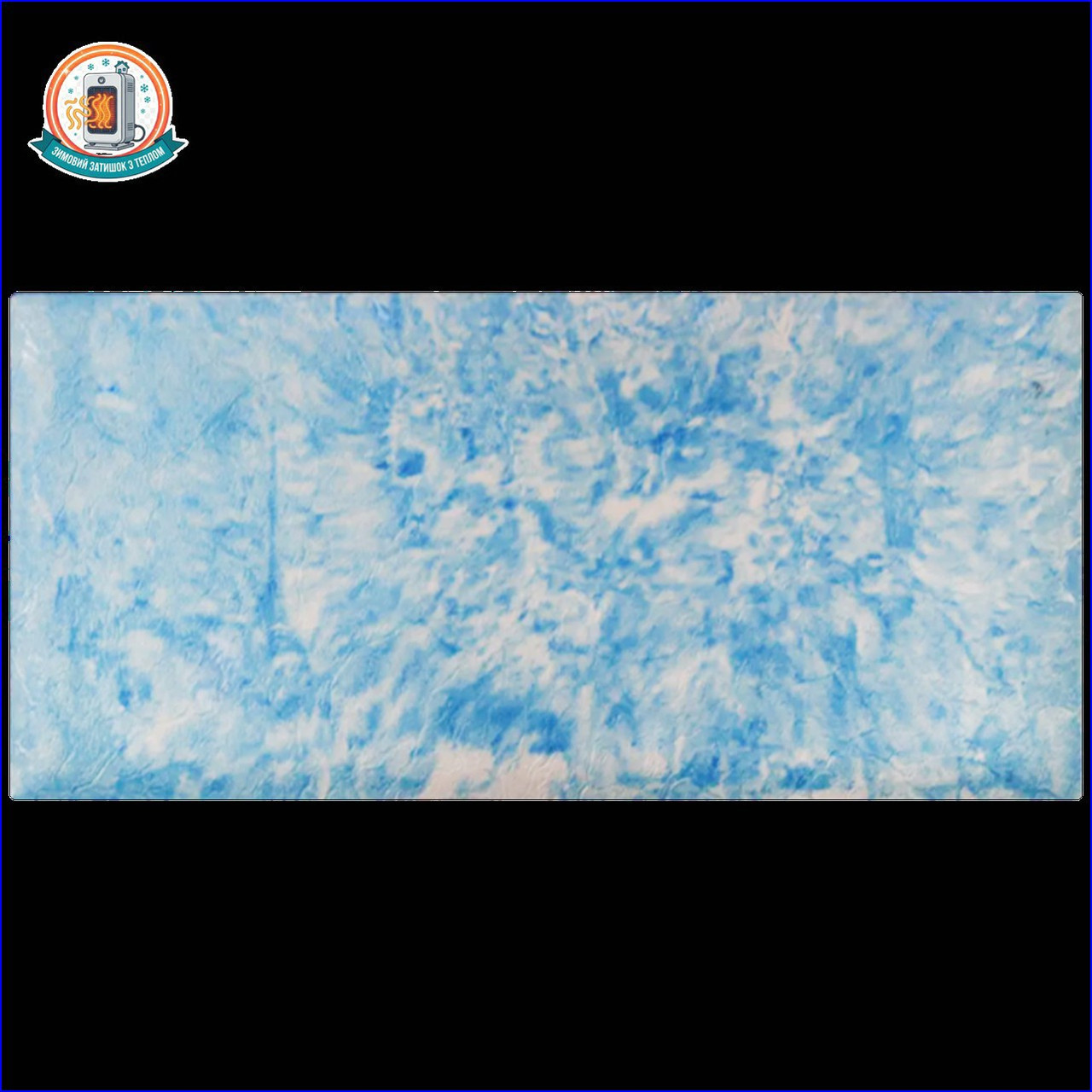 Керамогранітний обігрівач KEN-600 "Гранж жакард" аквамариновий, фото 1