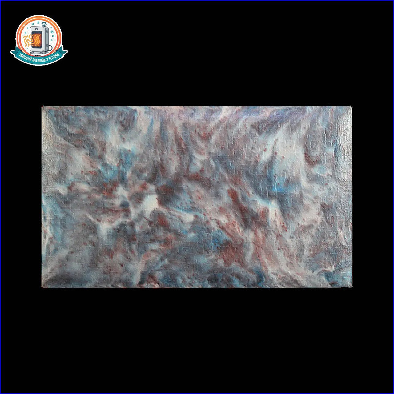 Керамогранітний обігрівач KEN-500 "Холст жакард" онікс, фото 1